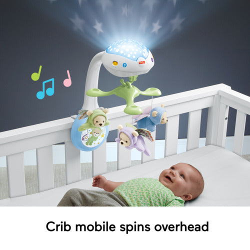 Fisher-Price Butterfly Dreams 3-In-1 Newborn Baby Light Projector Mobile