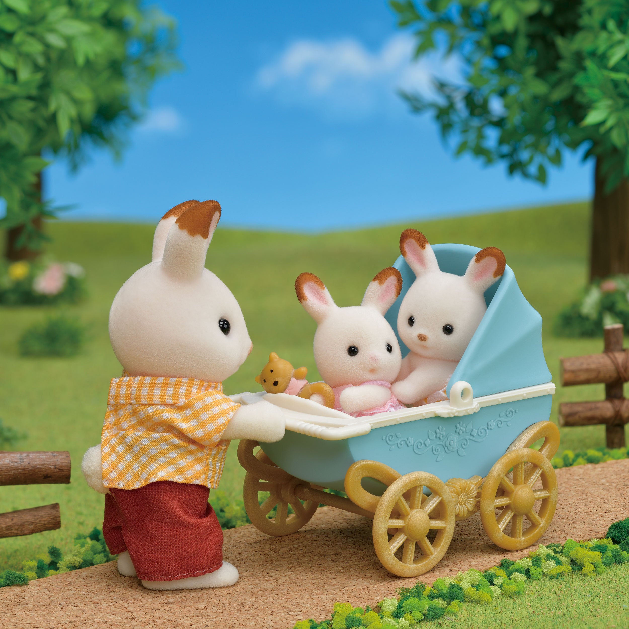 Sylvanian Families Chocolate Rabbit Twins