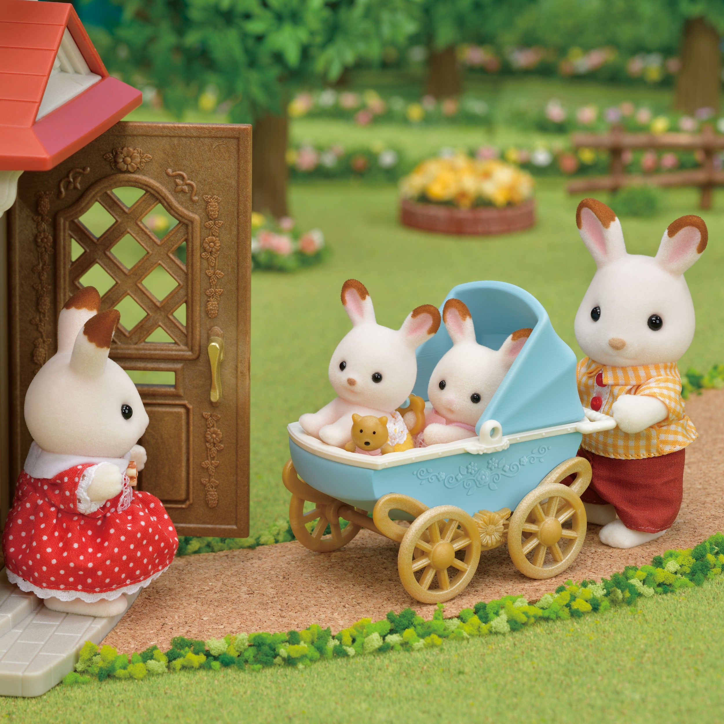 Sylvanian Families Chocolate Rabbit Twins