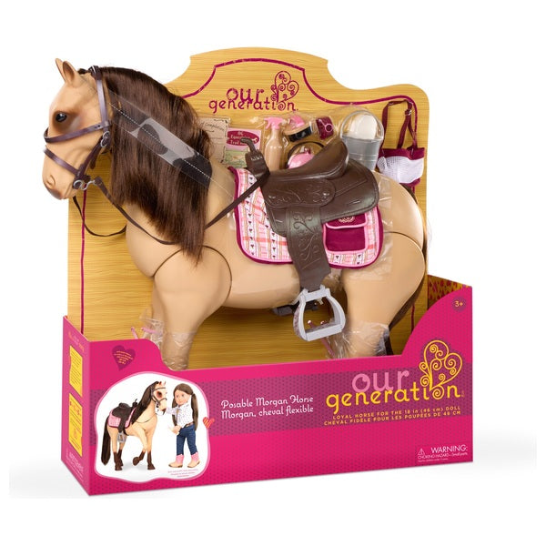 Our Generation Poseable Legs Morgan Horse 50Cm