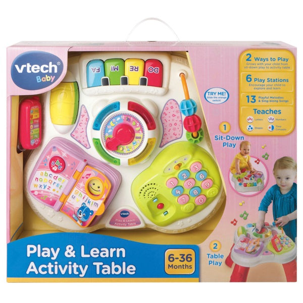 Vtech Learning Activity Table Pink