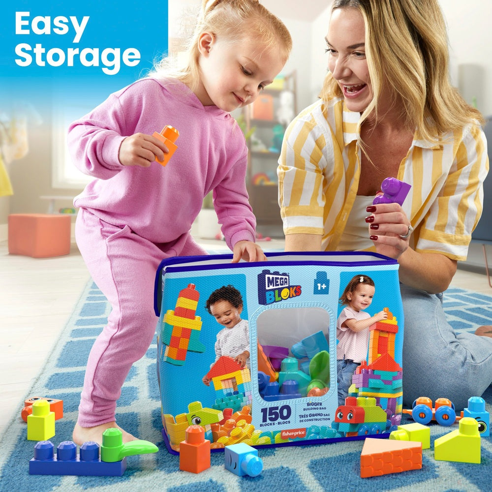 Mega Bloks First Builders Deluxe Building Bag Playset