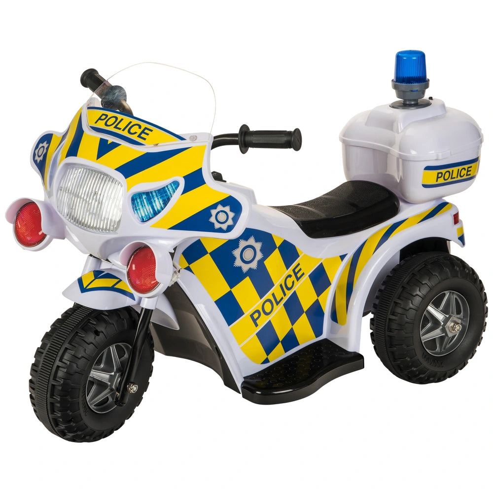 Police 6 Volt Motorbike Ride On
