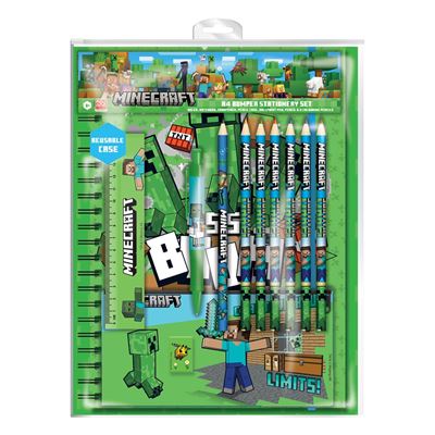 Minecraft  A4 Bumper Stationery Set