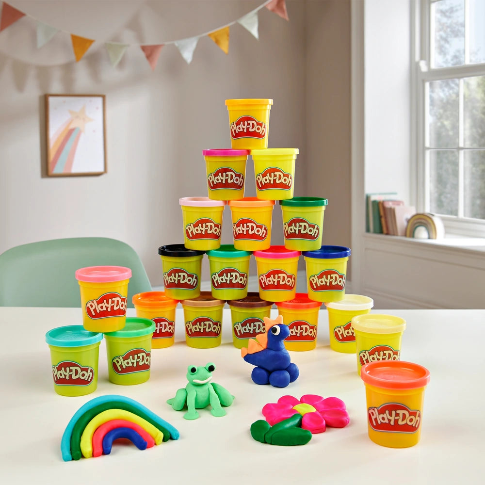 Play-Doh Tubs 85G Super Colour 20 Pack