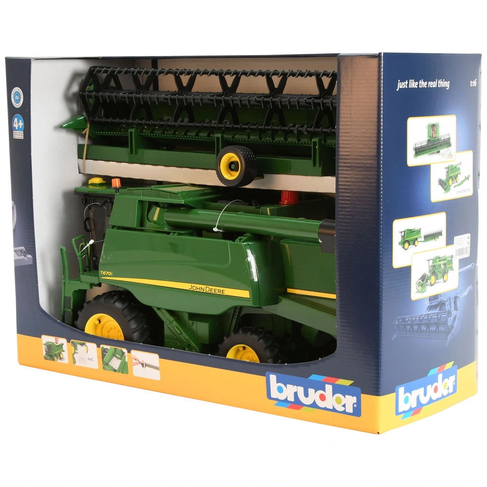 Bruder 1:16 John Deere Combine Harvester T670I