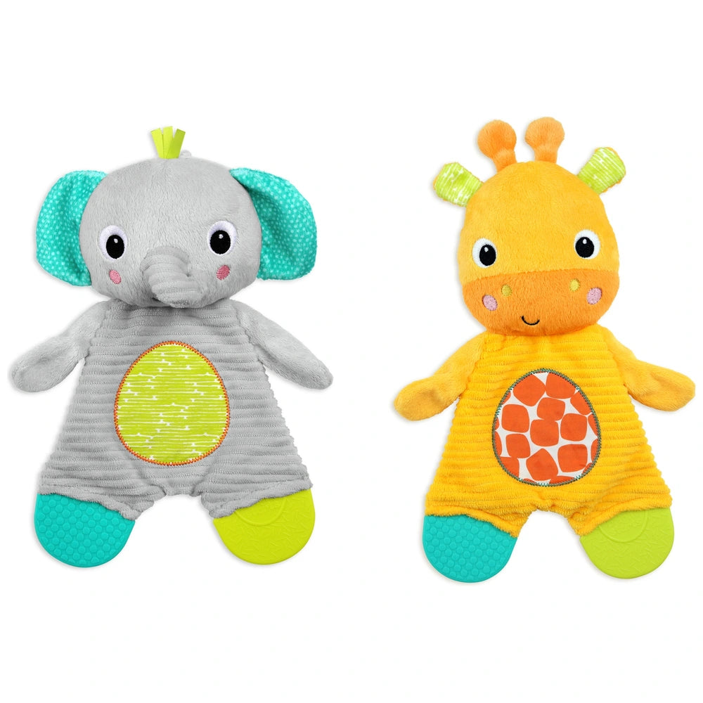Bright Starts Snuggle & Teethe Soft Teething Toy Assortment