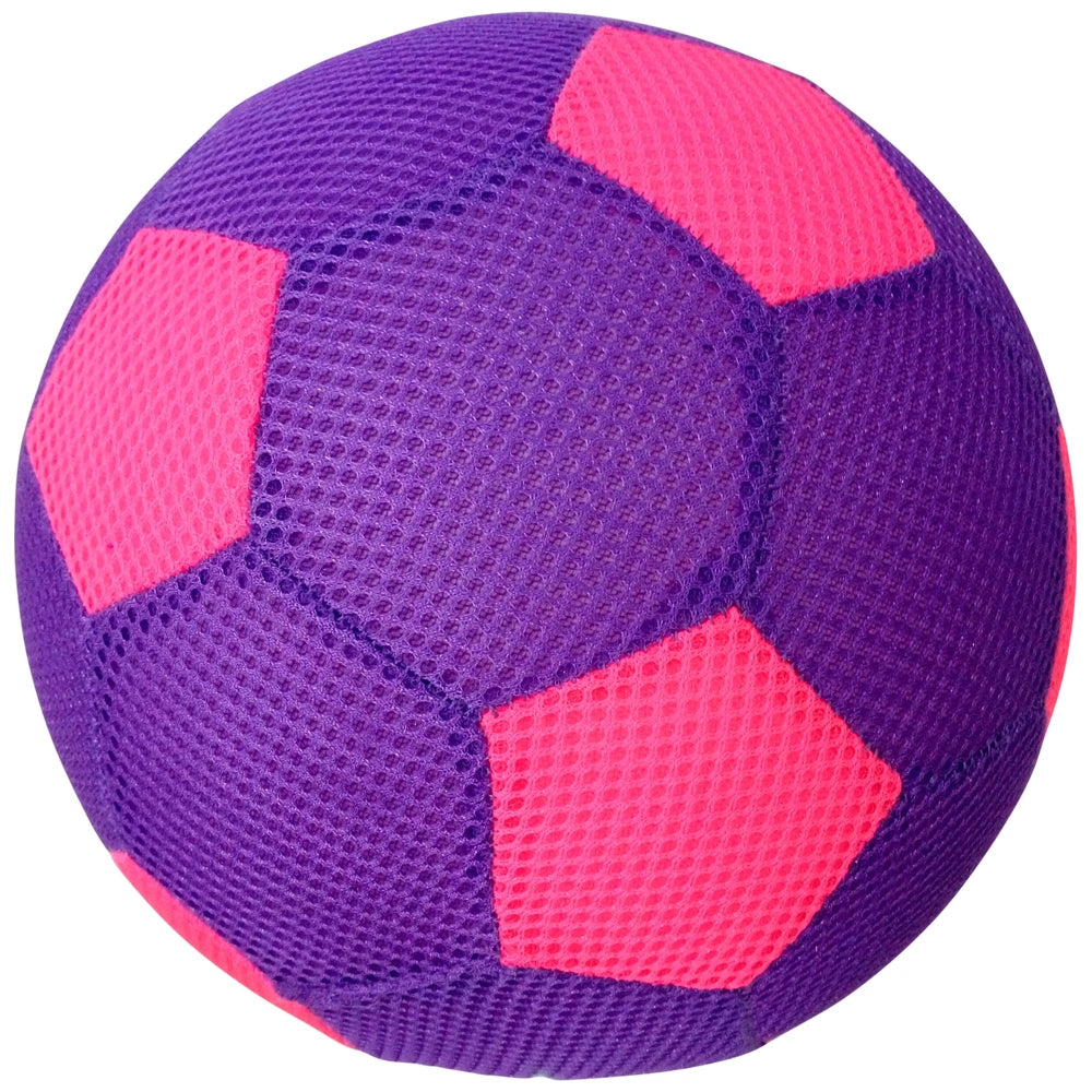 Football Size 5 Inflatable Mesh Assortment