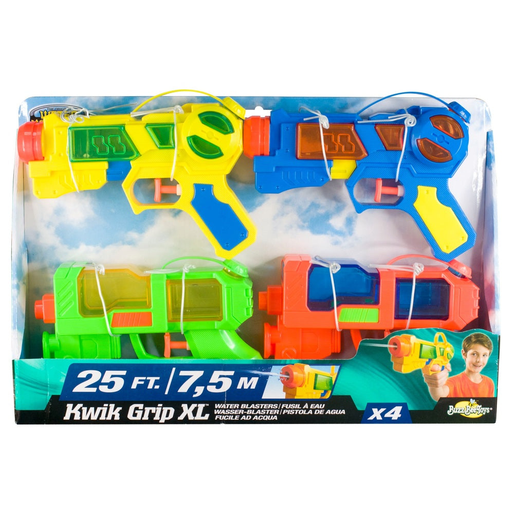 Kwik Grip Xl 4 Pack Water Guns