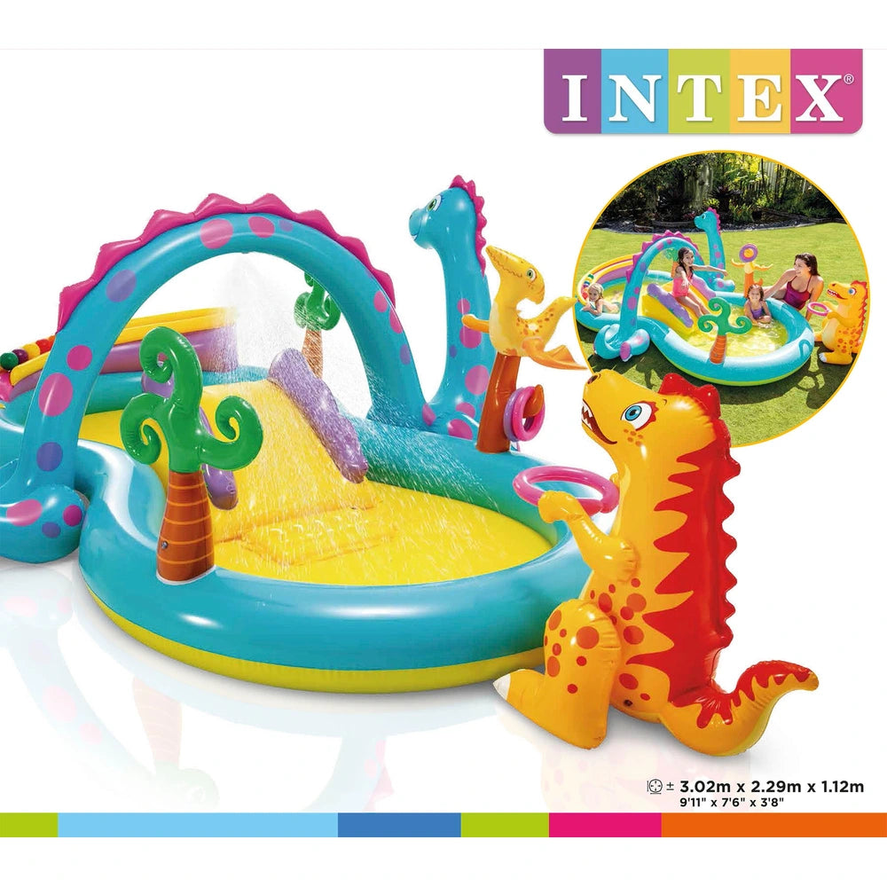 Intex Dinoland Paddling Pool Play Centre