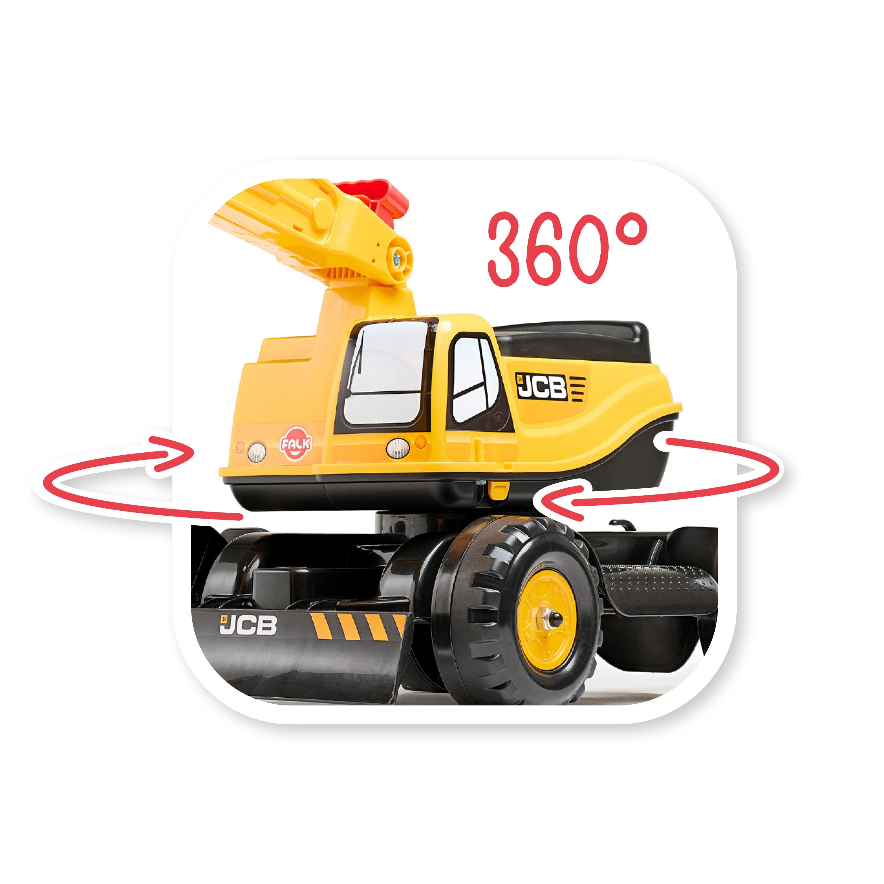 Jcb Excavator With Opening Seat And Helmet Included