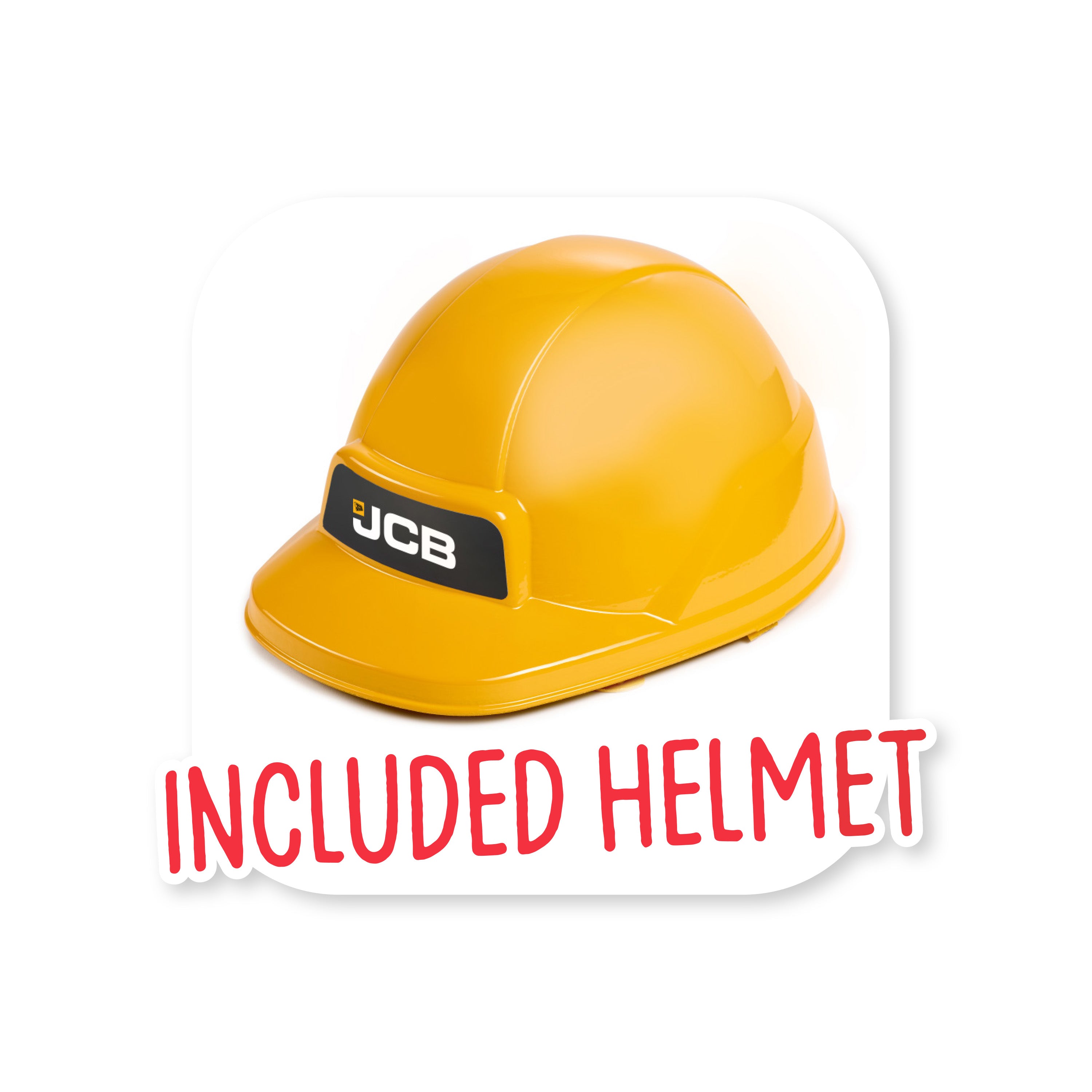 Jcb Excavator With Opening Seat And Helmet Included