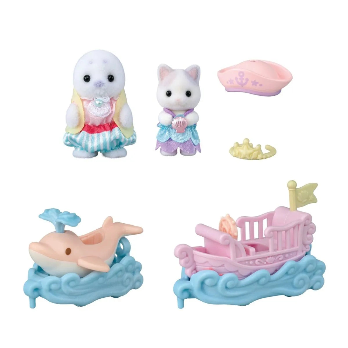 Sylvanian Families Amusement Park Ride Set - Ride The Waves