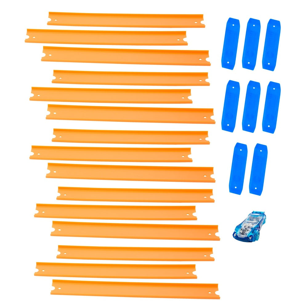 Hot Wheels Track Builder Straight Track With Car