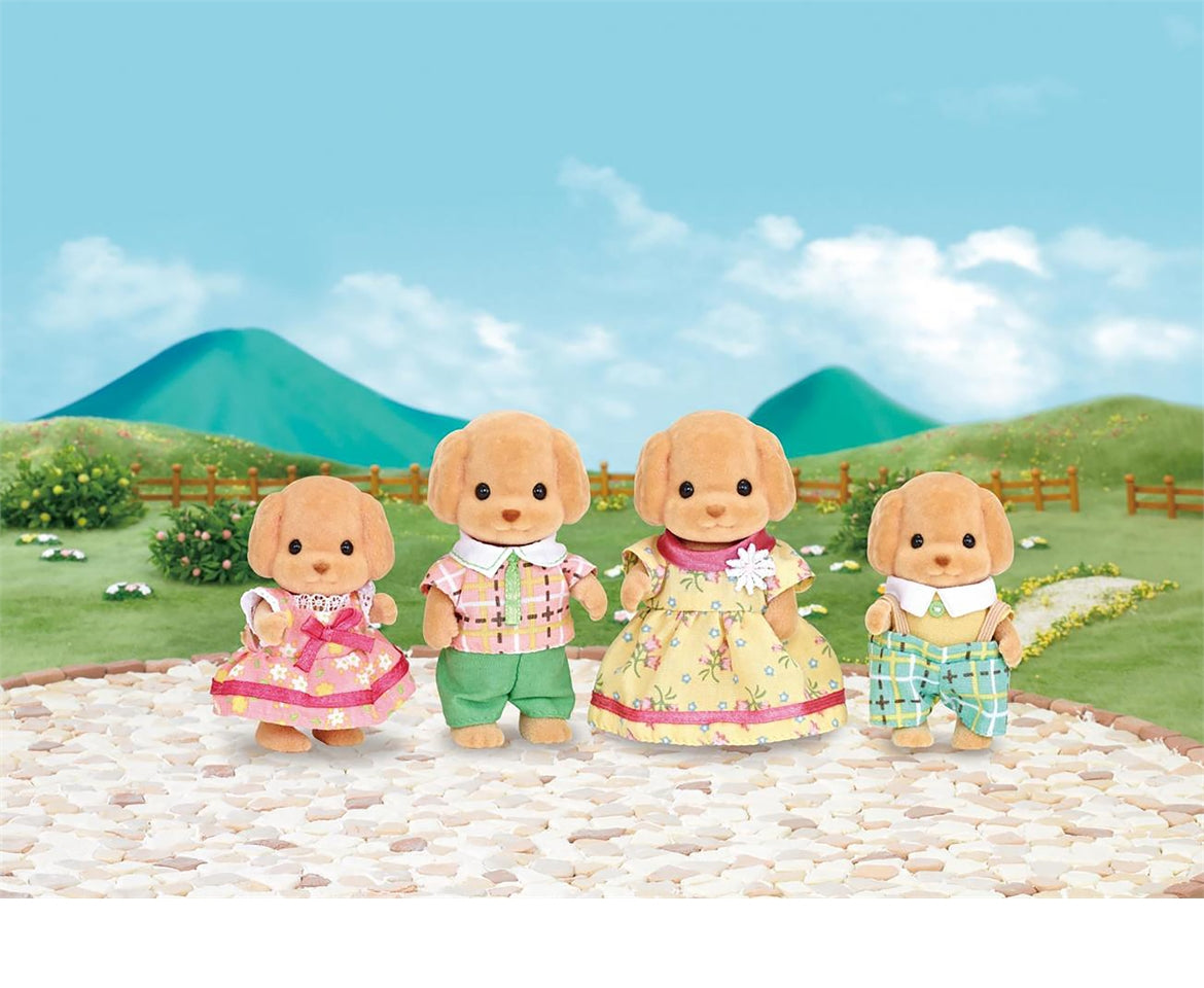 Sylvanian Families Toy Poodle Family