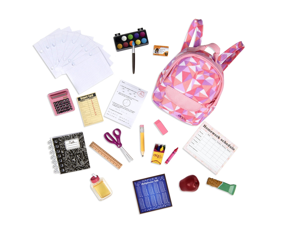 Our Generation School Supplies Off To School Accessory Set