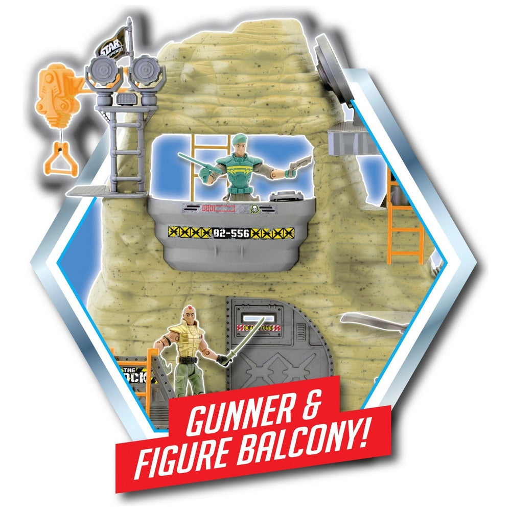 The Corps Rock Mountain Stronghold Massive Playset
