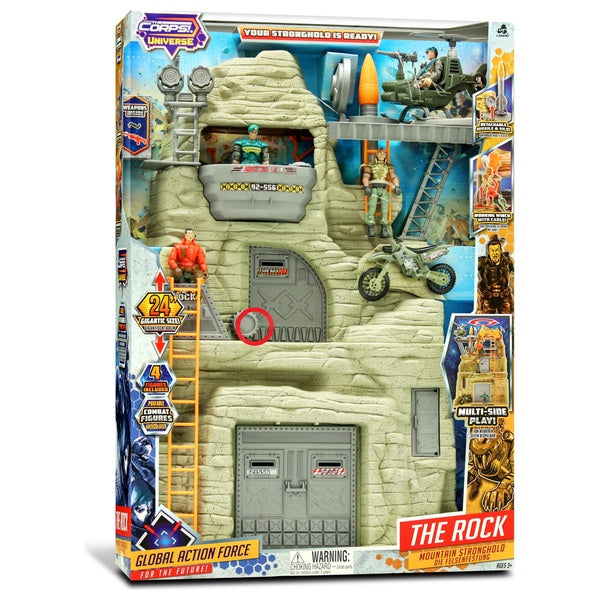 The Corps Rock Mountain Stronghold Massive Playset