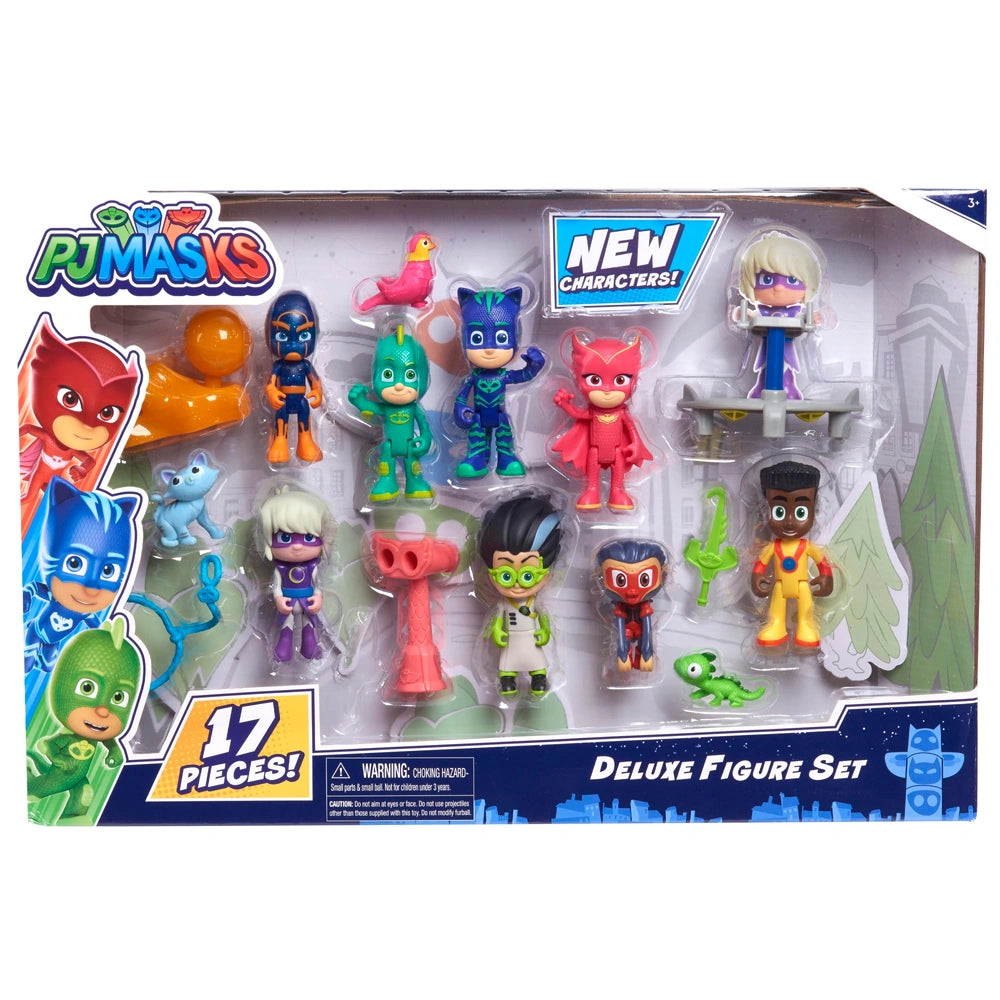 Pj Masks Action Figures Deluxe Pack With Accessories