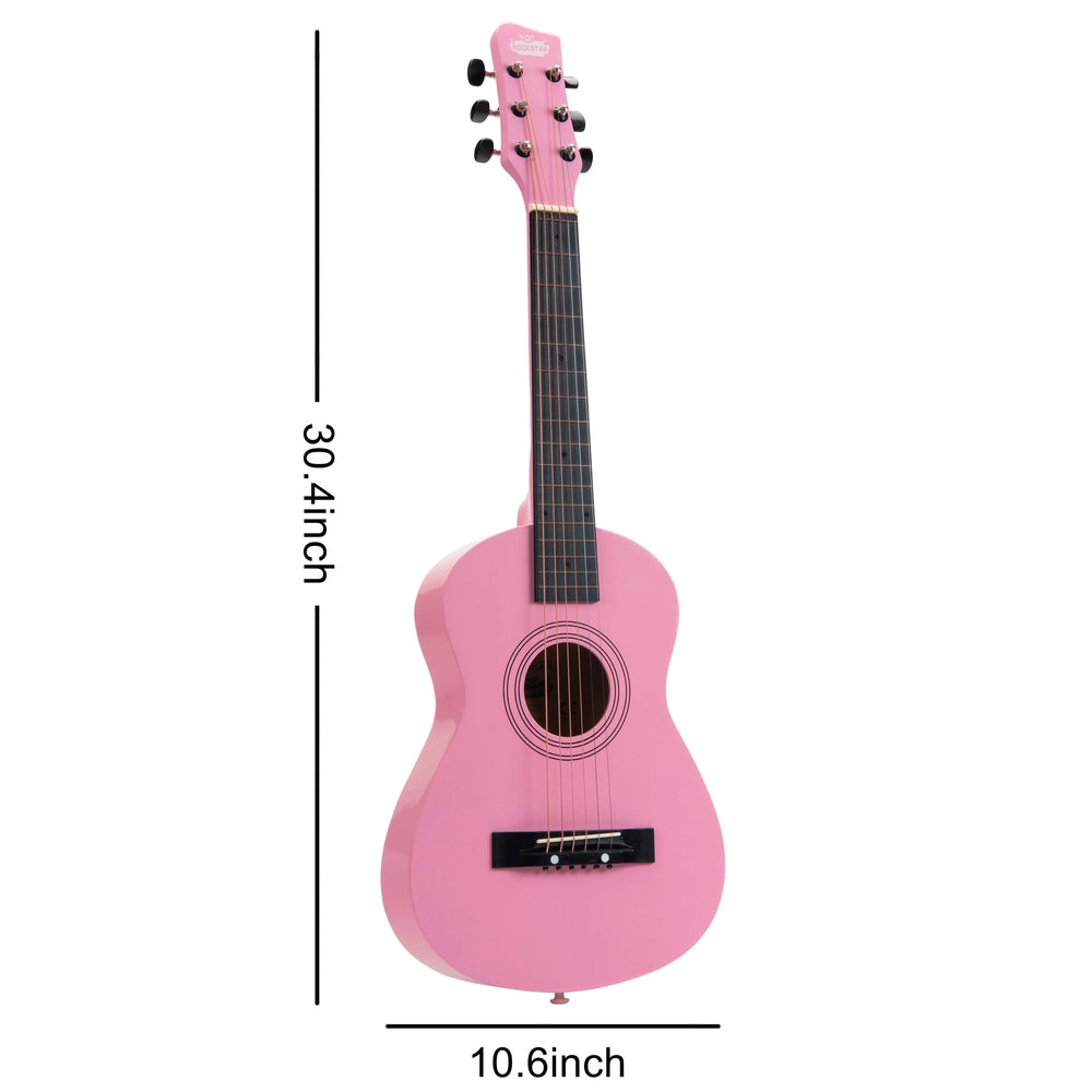 Rockstar Junior 75Cm Classical  Guitar Pink