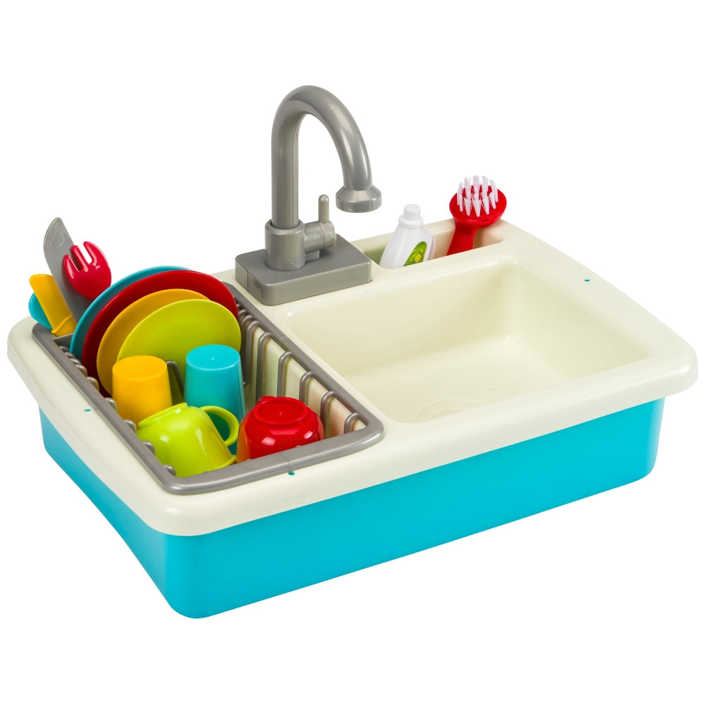 Kitchen Corner Play Kitchen Sink Wash-Up Playset 20 Pieces