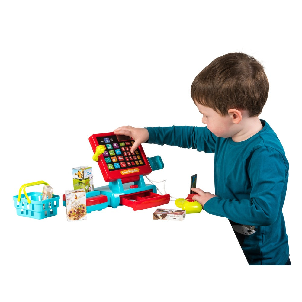 Touch And Count Supermarket Till Red/Blue