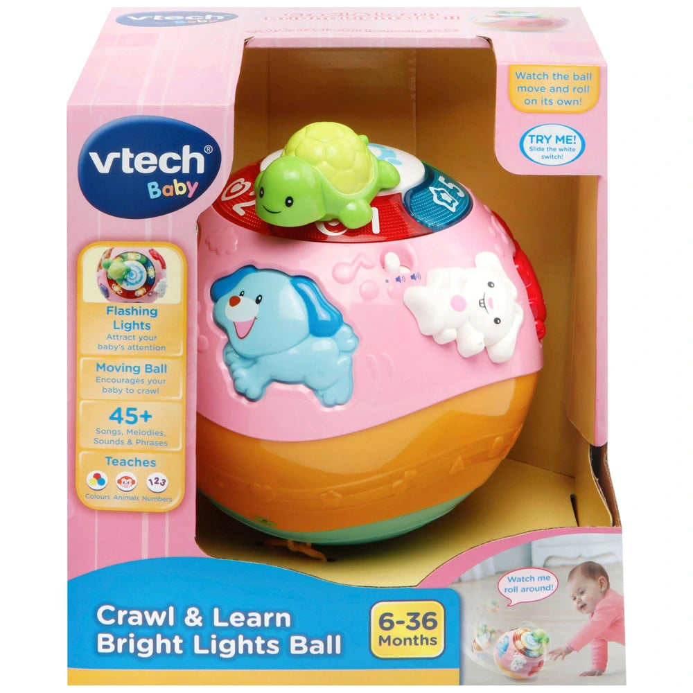 Vtech Crawl And Learn Bright Lights Ball Pink