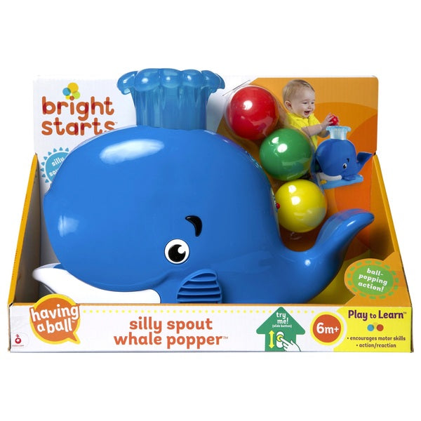 Bright Starts Having A Ball Silly Spout Whale Popper