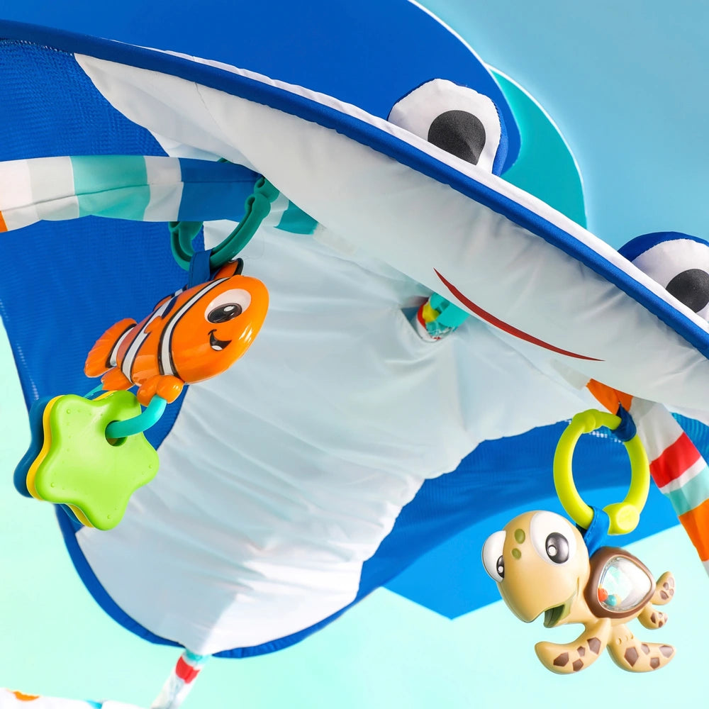 Bright Starts Disney Baby Finding Nemo Mr. Ray Ocean Lights Baby Gym