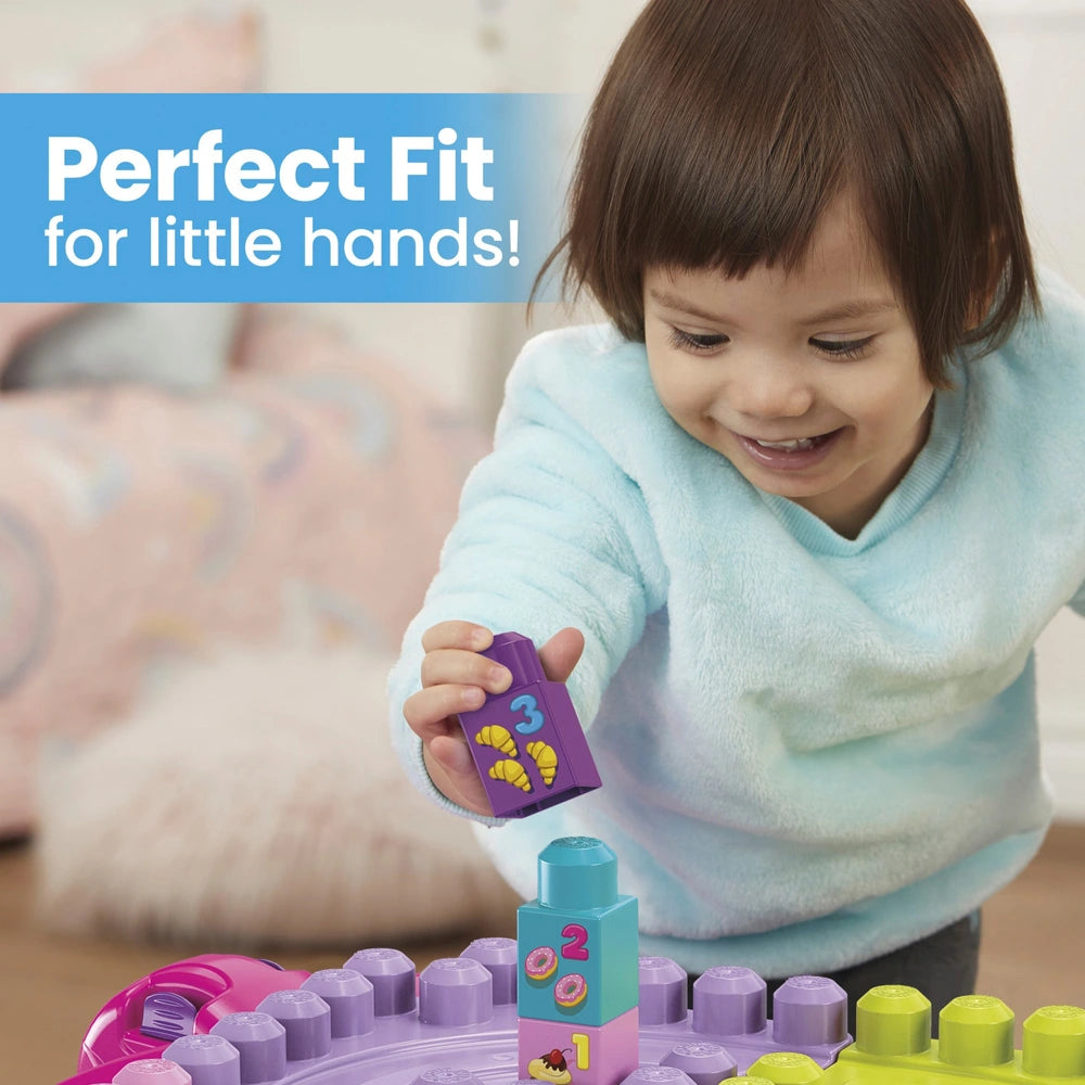 Mega Bloks Build 'N Learn Table Pink