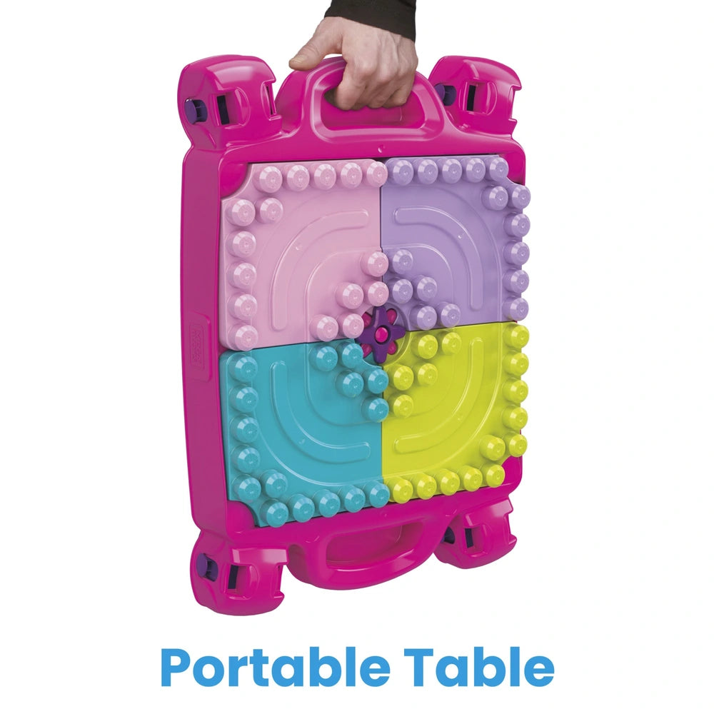 Mega Bloks Build 'N Learn Table Pink