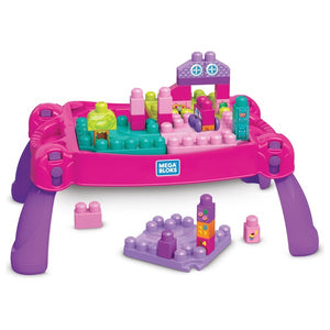 Mega Bloks Build 'N Learn Table Pink
