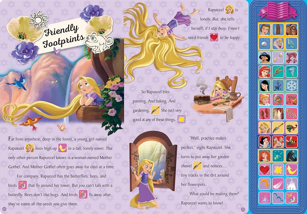 Disney Princess Sound Storybook Treasury Interactive Book