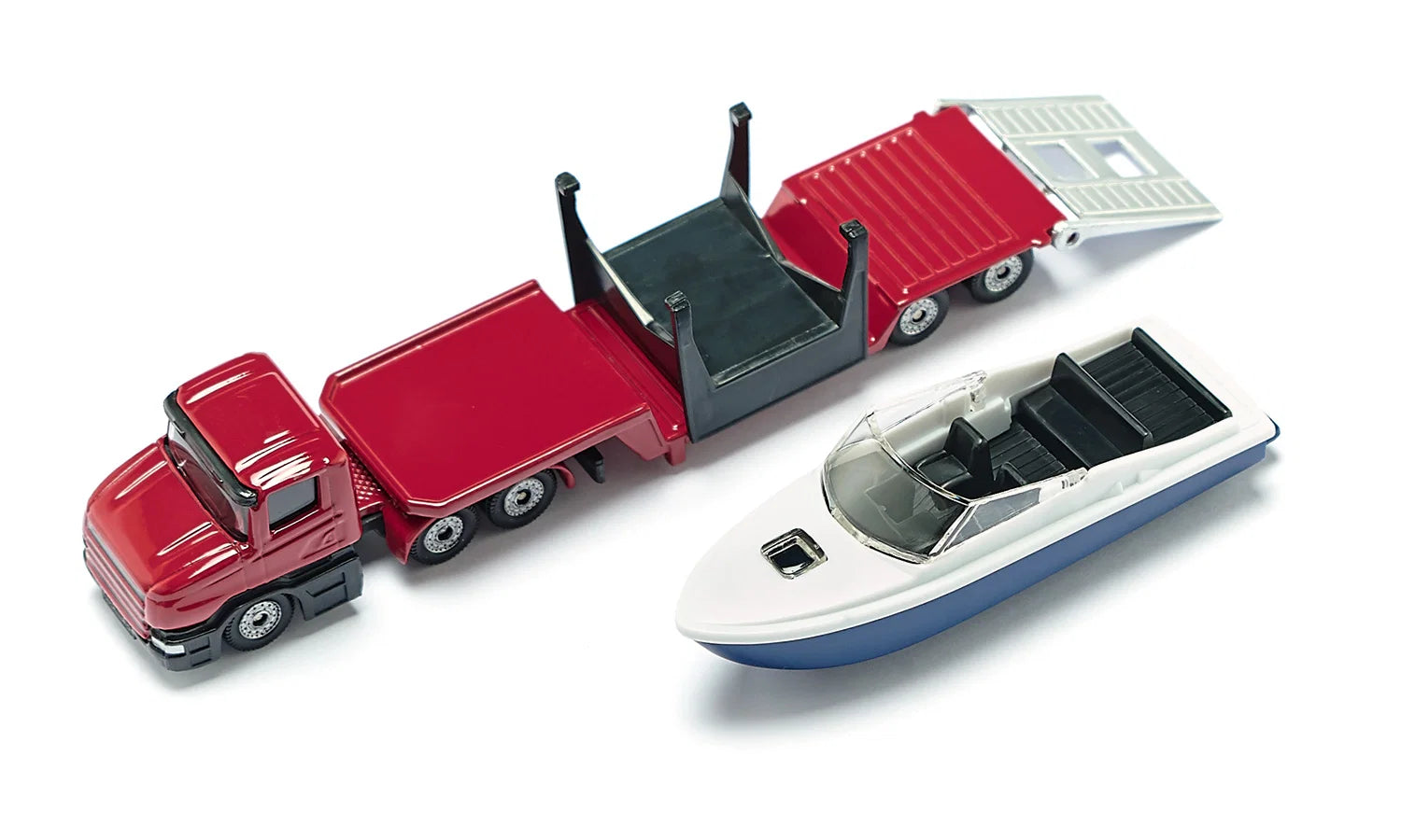 Siku Low Loader With Speed Boat