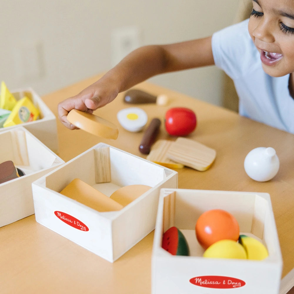 Melissa & Doug Wooden Food Groups Set