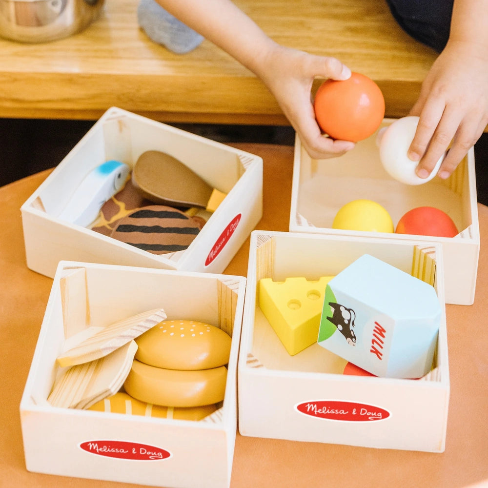 Melissa & Doug Wooden Food Groups Set