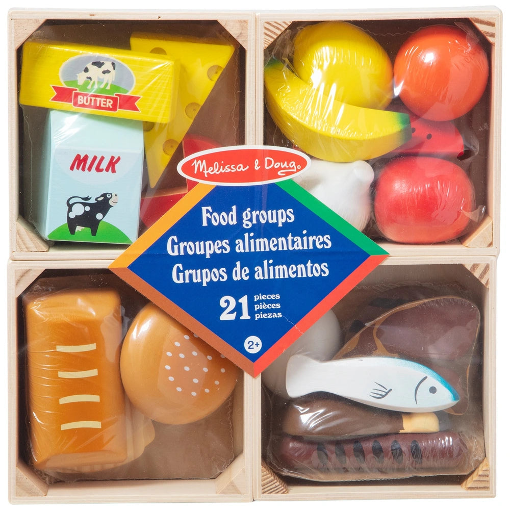 Melissa & Doug Wooden Food Groups Set