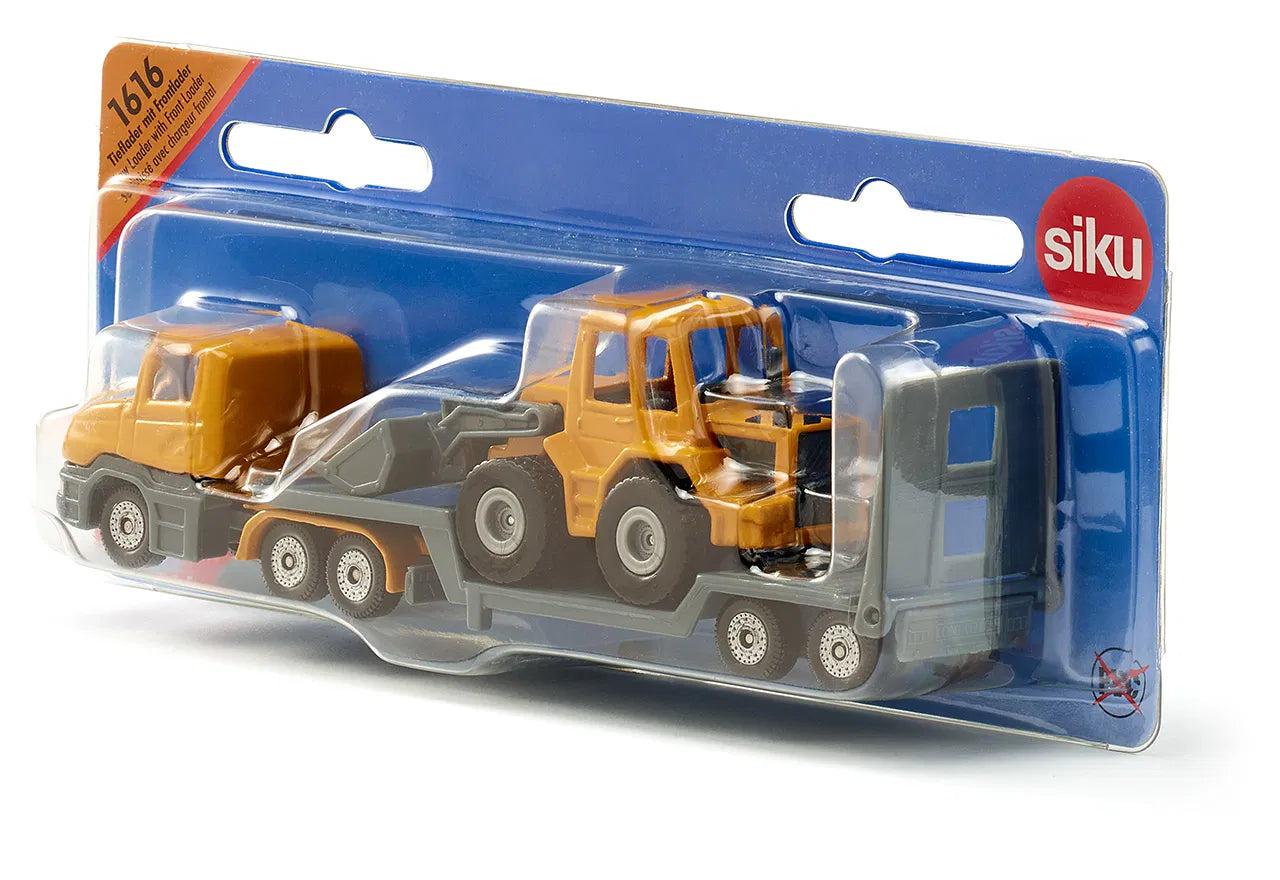 Siku Low Loader With Front Loader 1:87 Scale