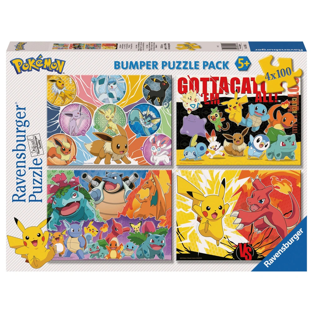 Pokemon 4X100Pc Bumper Pack