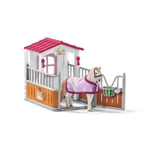 Schleich Horse Club Horse Stall With Lusitano Mare Set