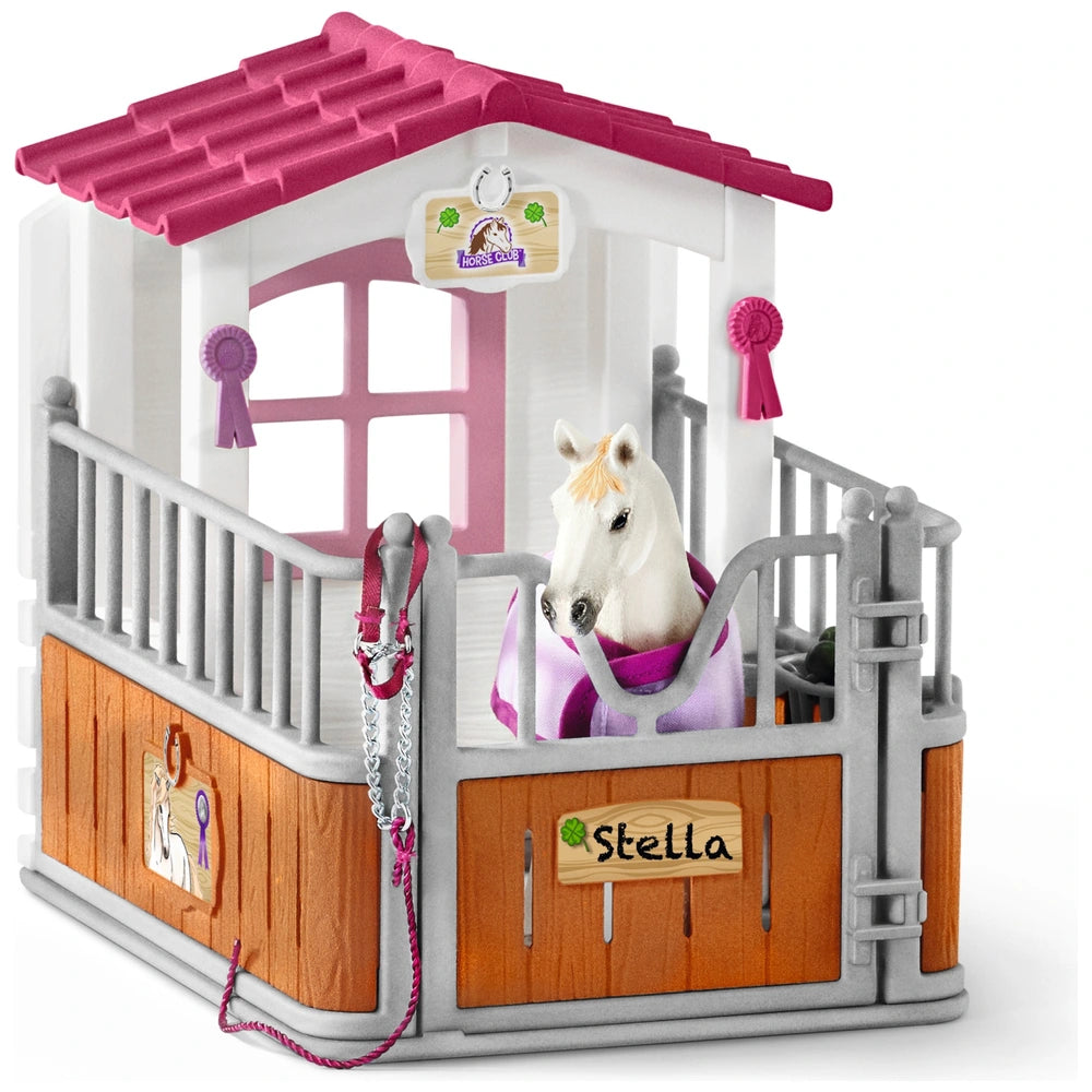 Schleich Horse Club Horse Stall With Lusitano Mare Set