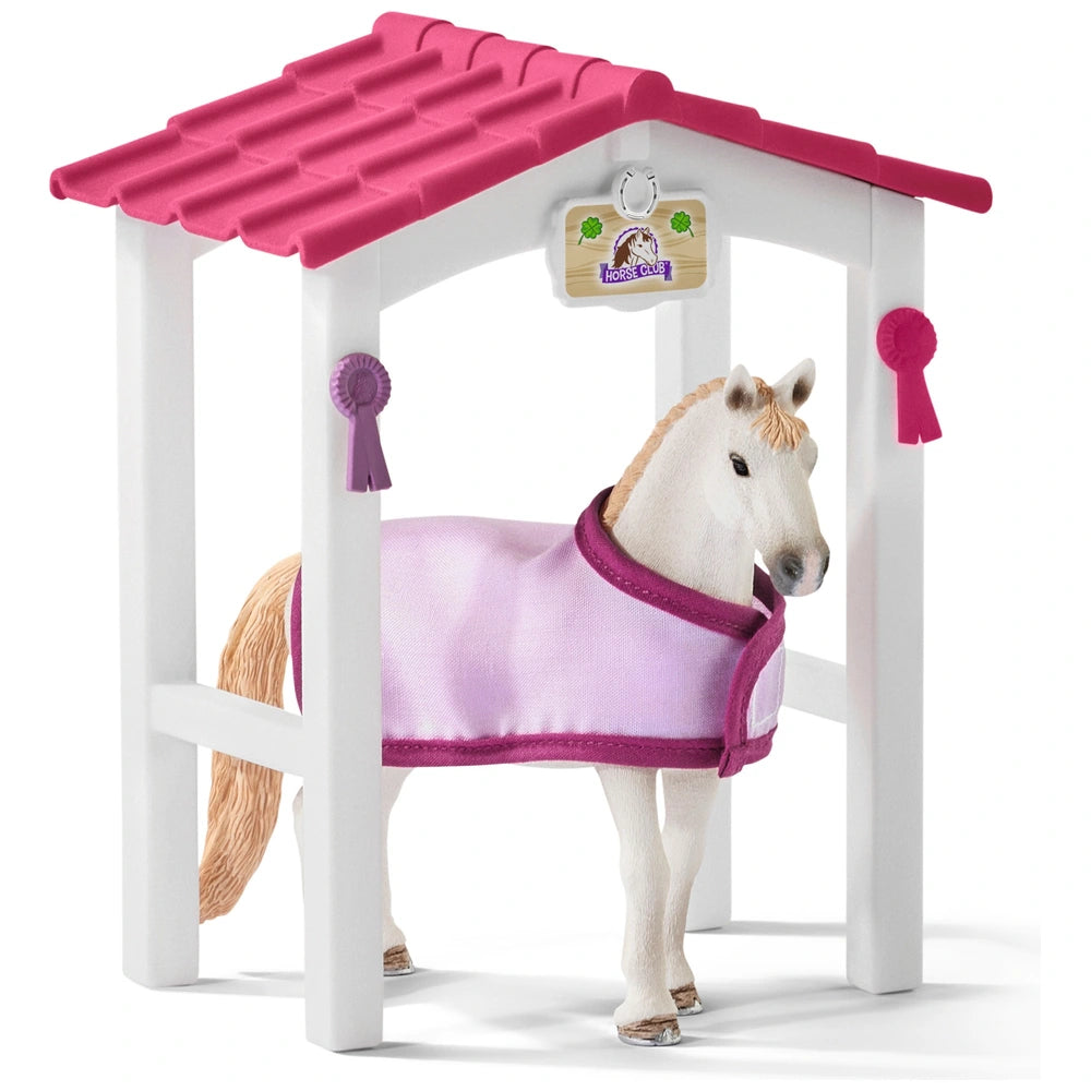 Schleich Horse Club Horse Stall With Lusitano Mare Set