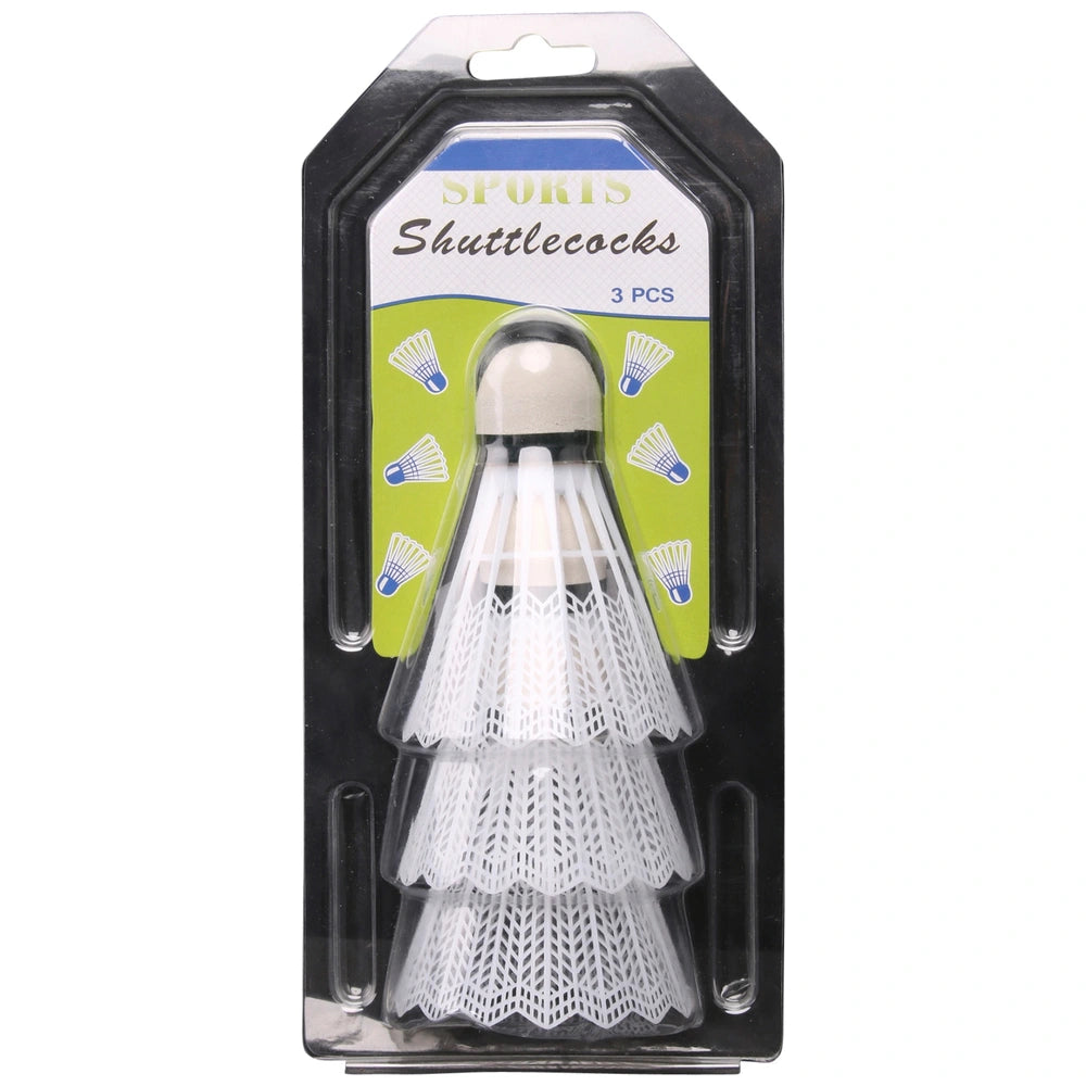 White Shuttlecocks 3 Pack