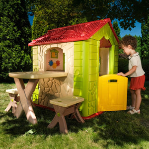 Deluxe Playhouse With Table & Chairs