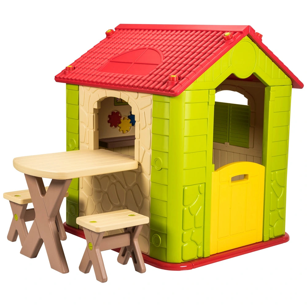 Deluxe Playhouse With Table & Chairs