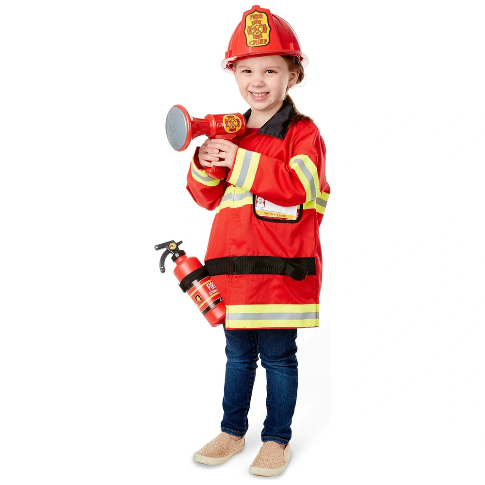 Melissa & Doug Costume Fire Chief Dress-Up Set