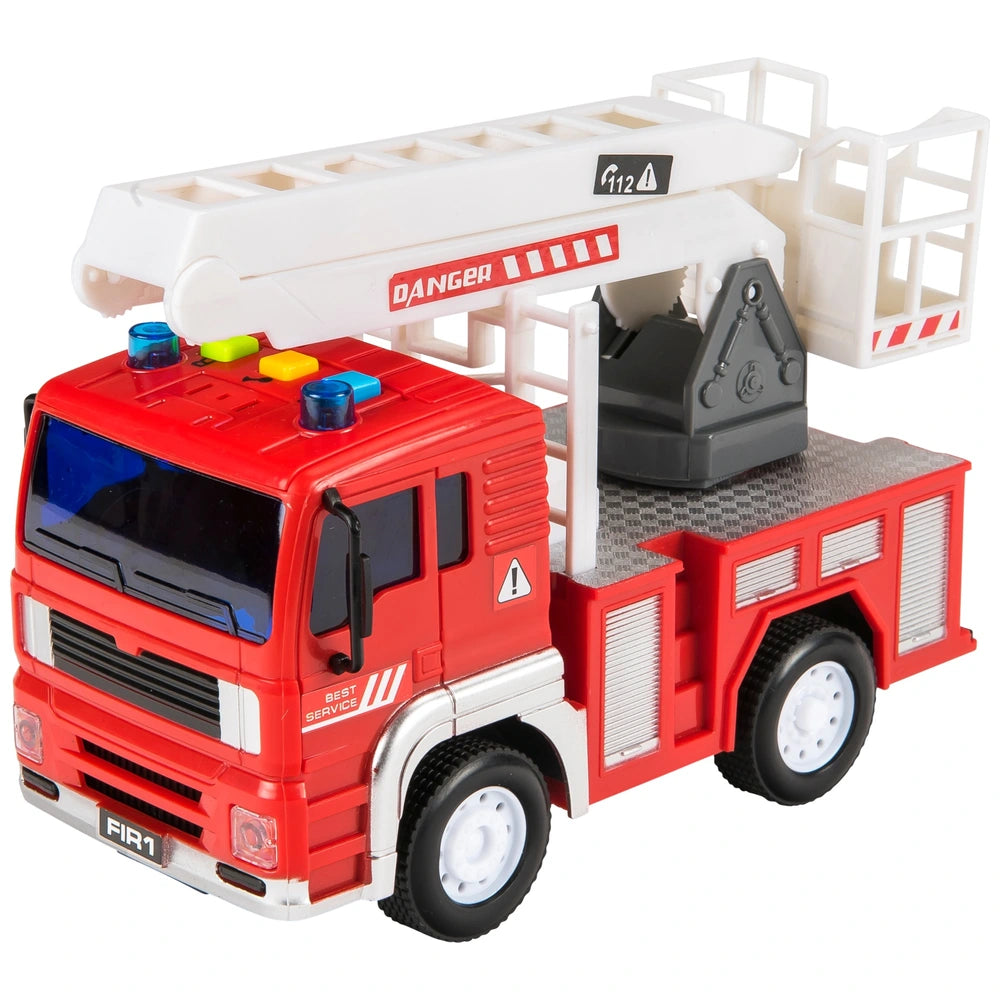 Super Wheelz Small Light And Sounds Fire Engine