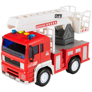Super Wheelz Small Light And Sounds Fire Engine