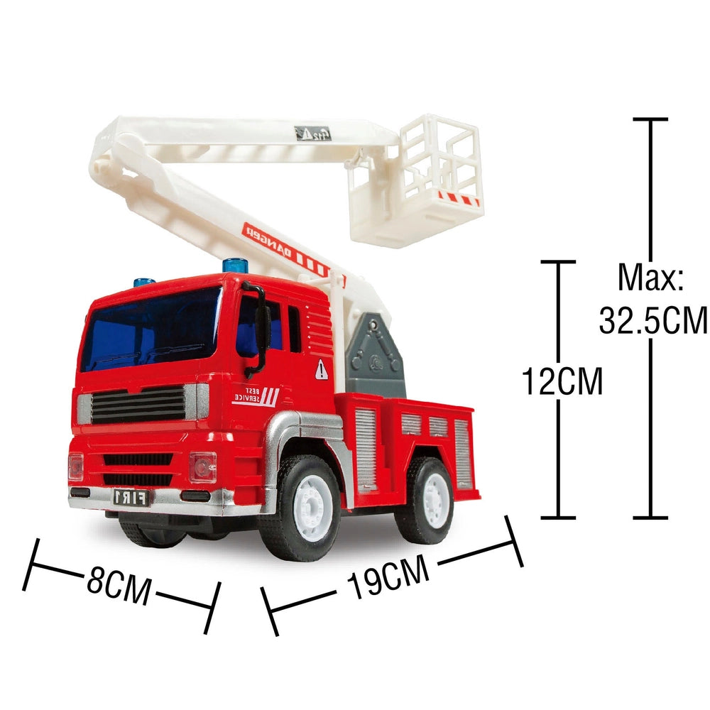 Super Wheelz Small Light And Sounds Fire Engine