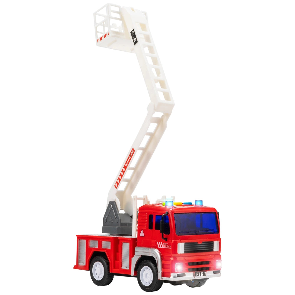 Super Wheelz Small Light And Sounds Fire Engine